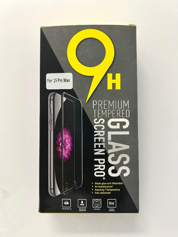 9H Tempered Glass Screen Protector for iPhone 15 Plus / iPhone 15 Pro Max - Best Cell Phone Parts Distributor in Canada, Parts Source 9H Tempered Glass Screen Protector for iPhone 15 Plus / iPhone 15 Pro Max - Best Cell Phone Parts Distributor in Canada, Parts Source